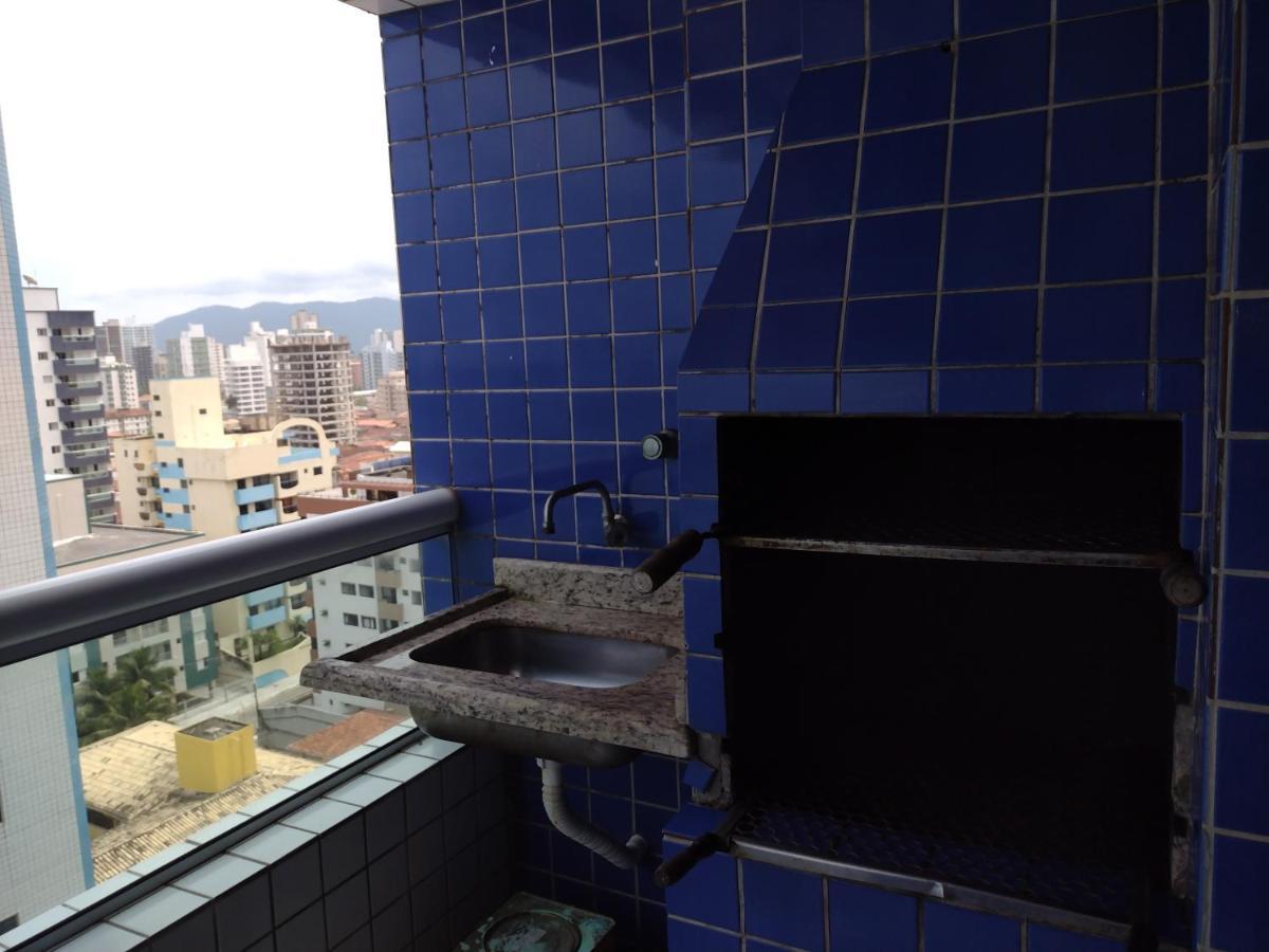 Belo Apartamento Com Vistas Para O Mar - Pe Na Areia - Churrasqueira Na Varanda Praia Grande  Exterior foto