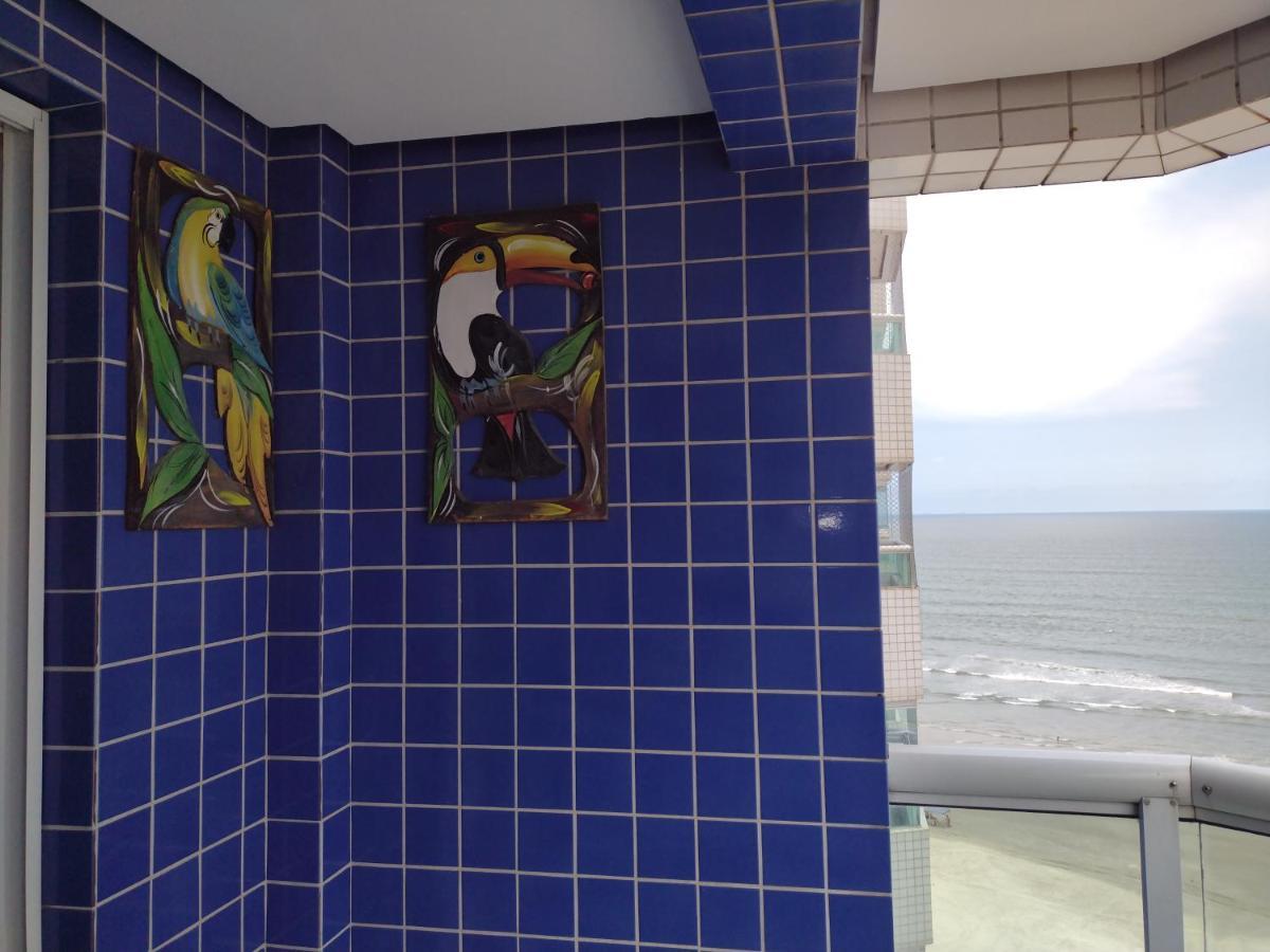 Belo Apartamento Com Vistas Para O Mar - Pe Na Areia - Churrasqueira Na Varanda Praia Grande  Exterior foto